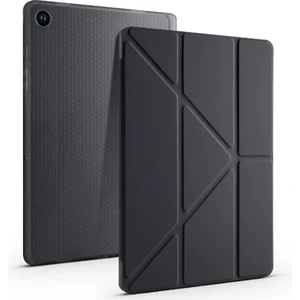 Samsung Galaxy Tab A9 Plus 2023 Yatay ve Dikey Standlı Antişok Köşe Korumalı Kalemlikli Origami Slikon Kılıf