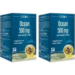 500 Mg 60 Kapsül Balık Yağı x 2 Adet