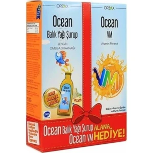 Portakallı Balık Yağı Şurubu + Vm Şurup Hediyeli Kofre
