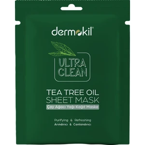 Aydınlatıcı Kağıt Maske Çay Ağacı Yağı ile 20 ml Dermatolojik Olarak Test Edilmiş