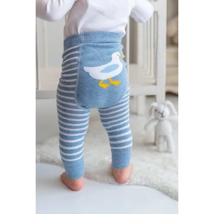 Mama Yoyo Nou Nou Ördek Desenli Unisex Bebek Triko Tayt Pantolon