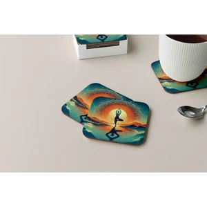 BD Digital Dekoratif Bardak Altlığı Yogo Pozları 250