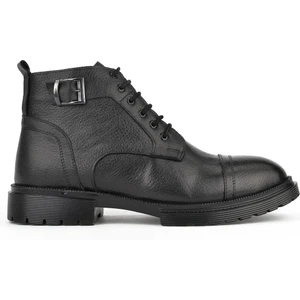 Erkek Deri Bot 113447 306 Siyah
