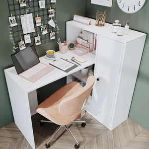 Daisy Raflı Çalışma Masası , Çocuk Çalışma Masası, Ofis Çalışma Masası, Bilgisayar Masası