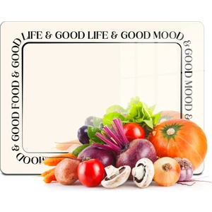 Cam Kesme Tahtası ve Sunumluk Good Life 20X30 cm