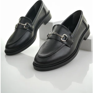 Sussie Garantili Metal Tokalı Kadın Loafer Günlük Ayakkabı