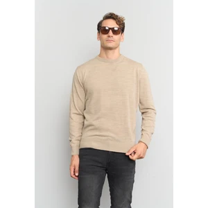 Çetinkaya Mentality K25 3175 Bisiklet Yaka Triko Basic Vizonmelanj