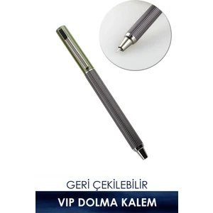 Vox Art Vıp Dolma Kalem - Geri Çekilebilir + 1 Adet Kartuş Hediyeli