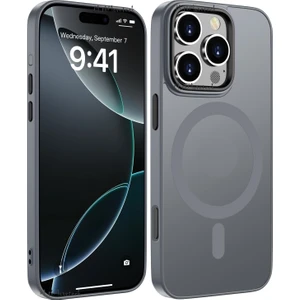 M.TK Moveteck iPhone 16 Pro Kılıf Kamera Çıkıntılı Korumalı Mat Magsafe Şarj Destekli Renkli Hassas Butonlu Kapak