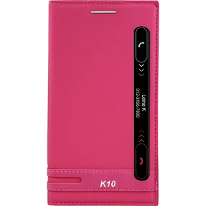 Cepustik Telefon Aksesuarları Lg K10 Kılıf Pencereli Elite Kapaklı Kılıf