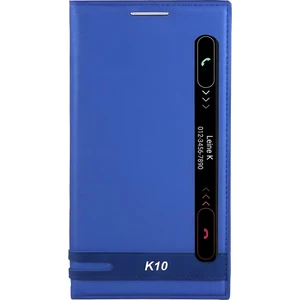 Cepustik Telefon Aksesuarları Lg K10 Kılıf Pencereli Elite Kapaklı Kılıf
