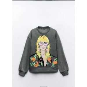 Zr Antrasit Oversize Sweatshirt
