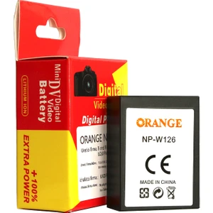 Orange Fujifilm için NP-W126 Batarya