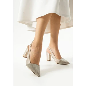 Kadın Altın TPU Abiye Ayakkabı