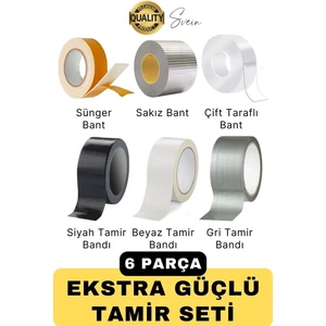 Premium Ekstra Güçlü Sızdırmaz Su Geçirmez Mutfak Lavabo Kenar Tamir Bandı Sakız Bant Çift Taraflı