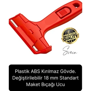 Profesyonel Leke Macun Silikon Cam Derz Yapışkan Boya Sıva Kireç Etiket Sökücü Kazıma Bıçağı
