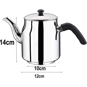 Çelik Demlik Paslanmaz Çelik Üst Demlik 1.7 Litre 720844