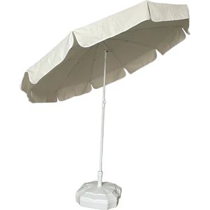 Mega Şemsiye 10 Telli Kalın Polyester Kumaşlı Balkon, Plaj Şemsiyesi (Bidon Hariç)
