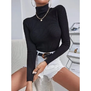 Boğazlı Kaşkorse Uzun Kollu Bluz