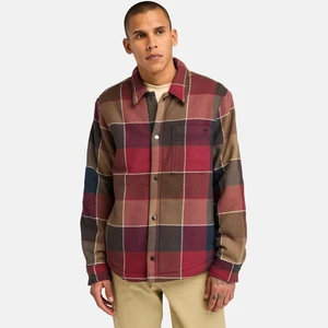 Sherpa Lined Plaid Erkek Klasik Yaka Gömlek