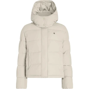 Calvin Klein Jeans Taş Kadın Şişme Mont Matte Monologo Nd Short Puffer