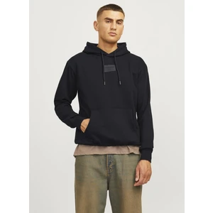 Jack & Jones Kapüşon Yaka Siyah Erkek Sweatshırt 12256841_JJHAKKAI Sweat Hood