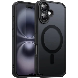 MTK Moveteck Iphone 16 Plus Kılıf Kamera Çıkıntılı Korumalı Mat Magsafe Wireless Şarj Destekli Renkli Hassas Butonlu Kapak