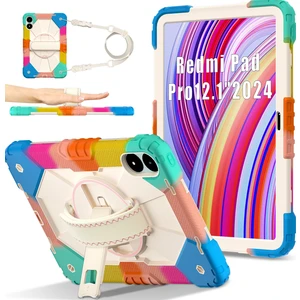 4u Sky Xiaomi Redmi Pad Pro 5g Silikon Pc Omuz Askılı Tablet Kılıfı (Yurt Dışından)