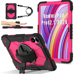 4u Sky Xiaomi Redmi Pad Pro 5g Silikon Pc Omuz Askısı Tablet Kılıfı (Yurt Dışından)