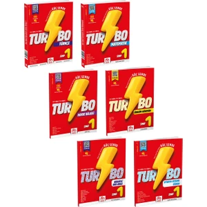 1.sınıf Turbo 2.dönem Eğitim Seti (6 Kitap) 2024-2025