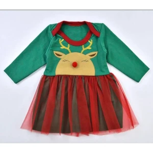 Geyik Figürlü Tütülü Noel Elbise
