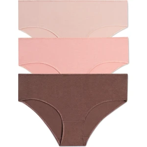 3'lü Paket Yüksek Bel Slip Külot