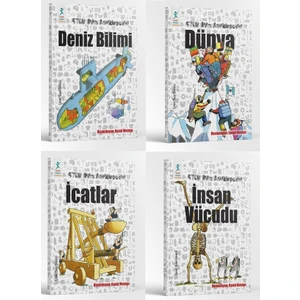 Stem Bilim Ansiklopedisi Deniz Bilimi - Dünya - İcatlar - İnsan Vücudu 4 Kitap