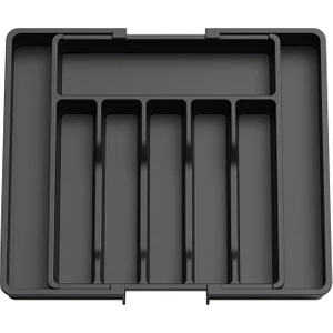 Gümüş Eşya Çekmece Düzenleyici Genişletilebilir Mutfak Gereçleri Tepsisi Çatal Bıçak Takımı ve Çatal Bıçaklık Ayarlanabilir Saklama Kaşıklar Çatal Bıçaklar (Yurt Dışından)