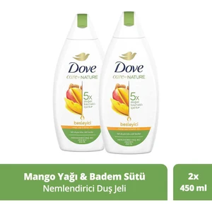 Care By Nature Nemlendirici Duş Jeli Mango Yağı ve Badem Özlü, Ferah Kokulu, 2×450 ml – Cildi Besleyip Arındırır