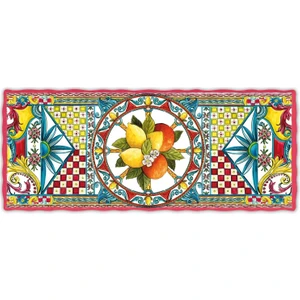 Baci Milano Sicily Tepsi 49 cm x 20 cm Turuncu