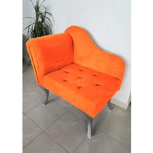 Aldagelsin Tekli Köşe Koltuğu Josefin Bench Gümüş Ayak
