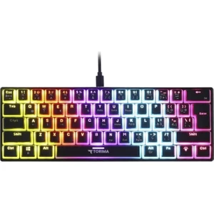 Tk-04 Siyah Mekanik Rgb Işıklı Kablolu Q Klavye