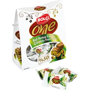 One Sütlü Antep Fıstıklı Bolu Çikolatası 240g