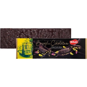 Bitter Antep Fıstıklı Beyoğlu Çikolatası 300g
