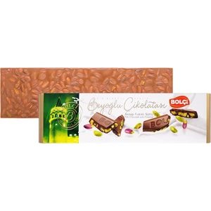 Sütlü Antep Fıstıklı Beyoğlu Çikolatası 300g