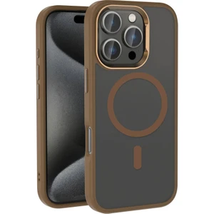 iPhone 16 Pro Max Kılıf Magsafe Özellikli Parlak Kamera Çerçeveli Kost Kapak