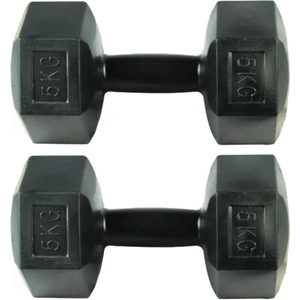 5 - 10 kg Dambıl Seti 5 kg x 2 Adet Siyah Vinyl