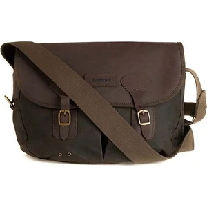 Yağlı Deri Tarras Postacı Çantası OL71 Olive