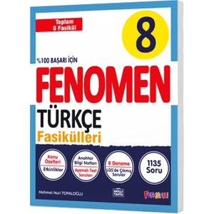 Fenomen Yayıncılık Fenomen Okul Yayınları 8. Sınıf Türkçe Fenomen Fasikülleri