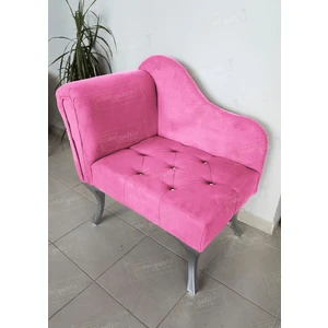 Aldagelsin Tekli Köşe Koltuğu Josefin Bench Gümüş Ayak