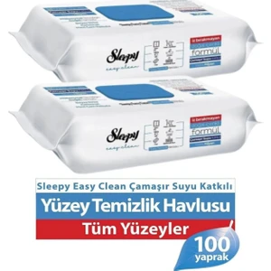 Easy Clean Yüzey Temizlik Havlusu 2 * 100'LÜ Çamaşır Suyu Katkılı