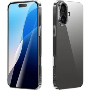 Apple iPhone 16 ile Uyumlu Kılıf Şeffaf Sararmayan Sert Tpu Hassas Buton Telefon Kılıfı Kapak Şeffaf