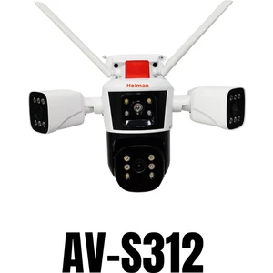 AV-S312 12 Mp 3 Kameralı Wifili