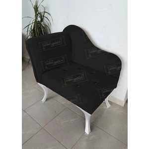 Aldagelsin Tekli Köşe Koltuğu Josefin Bench Beyaz Ayak